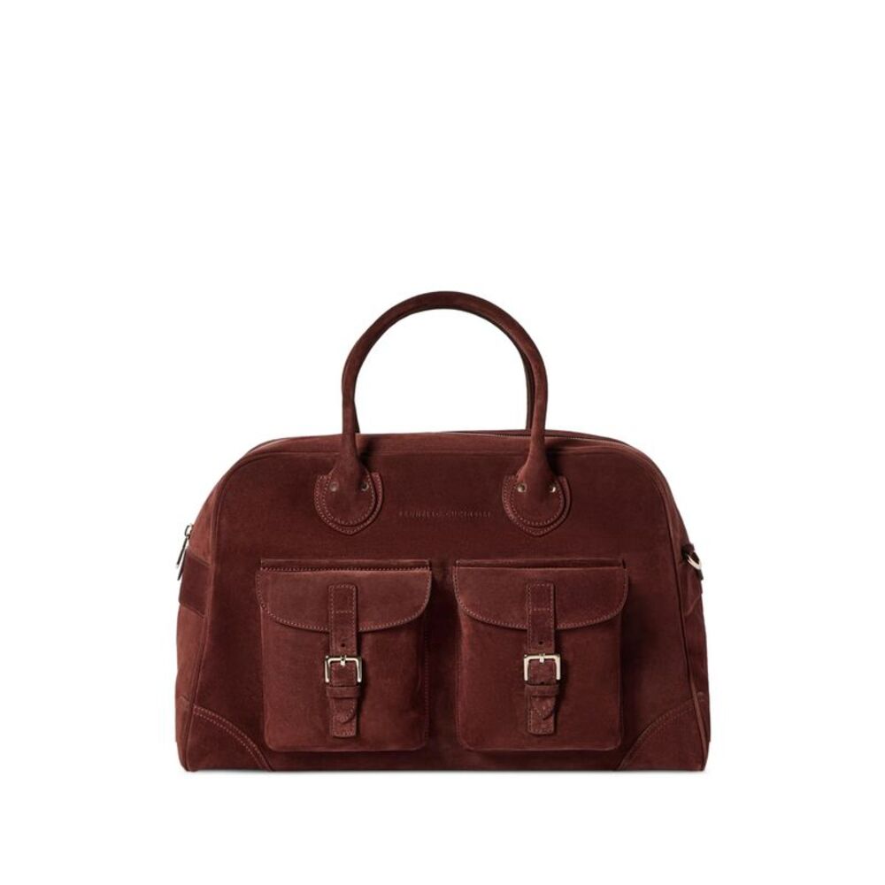 Brunello Cucinelli Brown Luggage & Holdalls Men